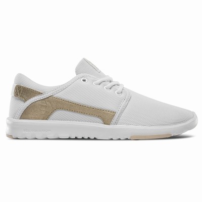 Tenis Etnies SCOUT Blancos/Dorados Para Mujer MX589-ILD